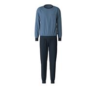CALIDA Pijama largo azul / azul oscuro XL azul / azul oscuro