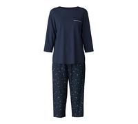 CALIDA Pijama navy / blanco cáscara de huevo Mujer CALIDA XS navy / blanco cáscara de huevo