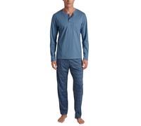 CALIDA Relax Imprint Juego de Pijama, Color Azul, 50 Hombres