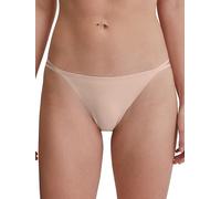 Calida Sleek Skin - Tanga para Mujer de Corte bajo para Piel Sensible, Material Ligero, Tez Rosa, 46-48