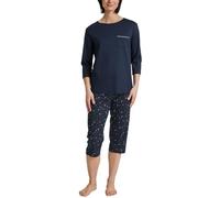 CALIDA Sweet Dreams Juego de Pijama, Peacoat Blue, 44-46 Mujeres