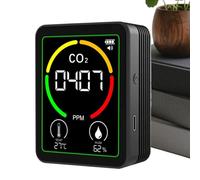 Calidad del aire digital - Probador de humedad y temperatura, sensor de precisión para el hogar y el dormitorio, monitor interior, dispositivo de calidad del aire con lecturas precisas, monitor para