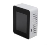 Calidad del aire interior para PM2.5 PM10 9 en 1 y detector de humedad con pantalla TFT, rango de 400-5000 PPM, medición real para uso en casa y oficina (blanco)