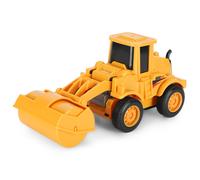 Calidad en la que puede confiar en vehículos de construcción, material ABS amarillo con motor inercial incorporado, construcción duradera qu