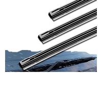 Calidad OEM 4 Uds 8mm/6mm hoja de limpiaparabrisas de coche insertar tira de goma (recarga) suave 14 "16" 17 "18" 19 "20" 21 "22" 24 "26" 28 "Accesorios Ajuste perfecto para parabrisas. (Color : Widt