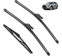 Calidad OEM Kit de escobillas limpiaparabrisas delanteras y traseras for Lexus NX 200 300 NX200 NX200t NX300h 2014 2015 2016 2017 2018 26 "16" 12 ", 3 uds. Ajuste perfecto para parabrisas.