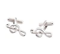 Calidad Premium 1 par de gemelos para hombre juego de botones a presión musical botones de clip para hombre de negocios gemelos para hombre regalo regalo Lovely And Attractive