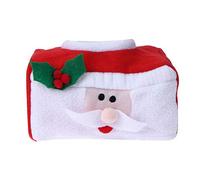 Calidad Premium Caja De Pañuelos Lindo Muñeco De Nieve Caja De Pañuelos Cubierta Titular Servilletero Caso Titular Santa Claus Home DecorDurabilidad