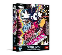 Calidad Trefl Premium Plus - Rompecabezas Disney, El Mundo Virtual de Mickey Mouse - 1000 Piezas, Serie de Rompecabezas de Personajes, para Adultos y niños a Partir de 14 años