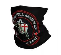 Calidez de invierno, Christian Knight Defend The Faith Polaina para el cuello Mujeres Hombres Caballeros de invierno Templarios Crusader Bandana Bufanda para ciclismo