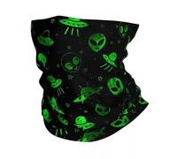 Calidez invernal Aliens And UFOs Bandana Cuello Polaina Impreso Bufanda cara Multifunción Sombrero Senderismo Pesca Para hombres Mujeres Lavable