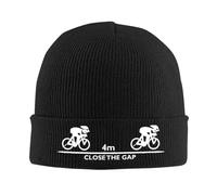 cálido en Invierno Zwift Close The Gap Gorra de Punto cálida Gorro de Punto de Invierno Skullies Beanies Hip Hop Caps para Unisex