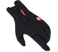 Cálido Guante Universal Para Pantalla Con Guantes Móvil Teléfono Táctil Hombre Damas Guantes Dedo Moda Guantes Térmicos (Color : Negro, Size : S:22.5 * 9cm)