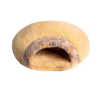 Cálido para mascotas, cama para cueva para gatos, saco de dormir para gatos, cama para animales escondidos cueva | Caseta para gatos semicerrada de suave peluche calefactor