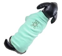 Cálido suéter para perros de suave forro polar "Osito Teddy", verde