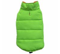 Cálido y ligero anorak para perros sin mangas de DoggyDolly, verde