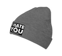 Cálidos Beanie Gorro de Punto Odio Cuando no estás Conmigo Gorro Ciclismo Moda Sombrero Tablista para Ciclismo Adulto Running
