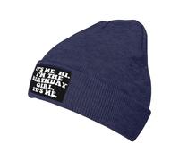 Cálidos Gorras Beanie de Punto Hola Soy yo, Soy el cumpleañero, Soy yo. Skull Cap Hipster Sombreros de Invierno para Hombre Mujer Adulto