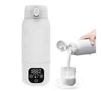 Calienta Biberones, 500ML Gran Capacidad Calentador Biberones Portatil, USB-C Calentador de Leche Portatil, Calentamiento Rápido Termo Biberon Bebe para Casa, Viajes