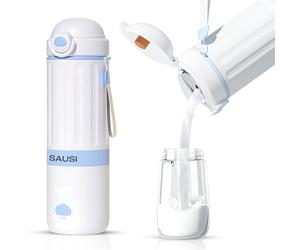 Calienta Biberones Portátil 500ml Inalámbrico USB | Calentador Leche Materna y Potitos - Termo Líquidos Bebé Recargable 13500mAh, 6 Temperaturas - Compatible con Avent, Suavinex, Medela