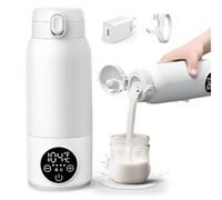 Calienta Biberones Portátil, Calienta Biberones Eléctrico con Calentamiento Rápido para Leche Materna o Fórmula, Gran Capacidad de 500ml y Control de Temperatura, Calentamiento Rápido