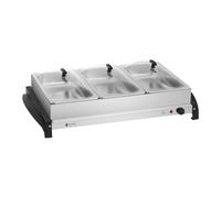 Calienta platos para buffet - 3 x 2 litros - 400 W | Royal Catering