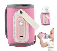Calientabiberones Portátil - Calentador Viaje | Calientaleche USB | Calentamiento Rápido Uniforme Leche Materna Fórmula, Temperatura Ajustable, Diseño Compacto Hogar Coche Cochecito Oficina, Ese