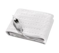 Calientacamas Elect.bienestar Blanco 60w 150x80cm 3niveles Control Led Autoapagado 3h Lavable