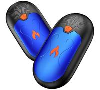 Calientamanos Recargable 2 Pack, Calientamanos Eléctricos con 24 Horas de Calor, 3 Modos de Calor, Calientamano Reutilizables para Pacientes de Reno, Mujeres Hombres(Negro)