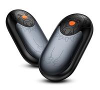 Calientamanos Recargables 2 Pack, Calientamanos Eléctricos 8000mAh, Calentamiento Sencillo 24 hrs, 3 Modos de Calentamiento para Mujeres Hombres Camping Caza Golf (Gris)