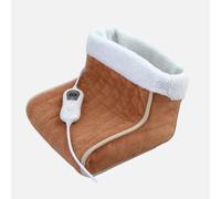 Calientapiés Eléctrico Térmico Relax 100W - Forro Suave Lavable con 3 Niveles y Autoapagado | 24x30x30 cm