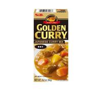 Caliente - Curry dorado - Salsa de curry picante - Perfecto para tus platos asiáticos - Compatible con S&B - 92g