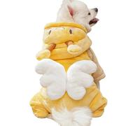 Caliente Mascota Trajes Sudadera con Capucha - Poliéster S M L | Ropa de lana para Perros | Traje transpirable para perros pequeños y medianos cachorro viaje en casa al aire libre conjunto Pro