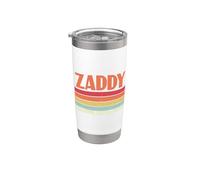 Caliente Papá San Valentín Mayor Chico Buff Marido Vintage Zaddy Vaso térmico de acero inoxidable de doble pared