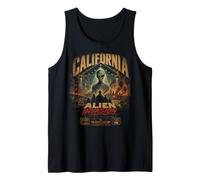 California Alien Invasion Retro UFO UAP Extraterrestre Camiseta sin Mangas