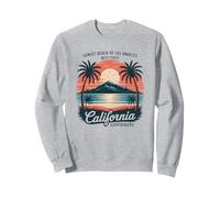 California Beach Summer Vibes Retro Ocean West Coast Sudadera
