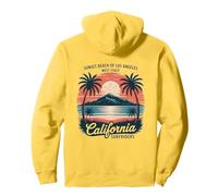 California Beach Summer Vibes Retro Ocean West Coast Sudadera con Capucha
