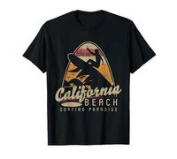 California Beach Surfing Paradise Los Ángeles Surf Co Camiseta
