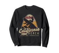 California Beach Surfing Paradise Los Ángeles Surf Co Sudadera