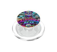California Bear Graffiti Art Streetwear Urban Cali Flag PopSockets PopGrip para MagSafe