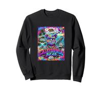 California Bear Graffiti Art Streetwear Urban Cali Flag Sudadera