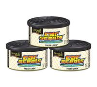 California Car Scents Sents Fresh Linen Ambientador (3 unidades)