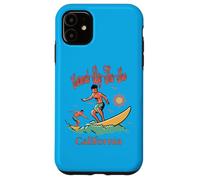 California Carmel-by-The-Sea CA Surfing Pesca en la Playa Carcasa para iPhone 11