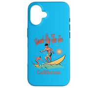California Carmel-by-The-Sea CA Surfing Pesca en la Playa Carcasa para iPhone 16