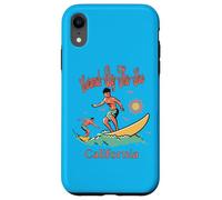 California Carmel-by-The-Sea CA Surfing Pesca en la Playa Carcasa para iPhone XR