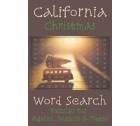 California Christmas Word Search Puzzle Book: California Christmas Word Searches with Easy to Read Print about California, Christmas, Santa and More | ... Seasonal, Travel, Gifts, Stocking, Stuffers
