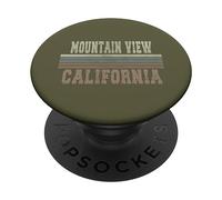 California con Vista Retro a la montaña PopSockets PopGrip Adhesivo