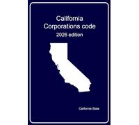 California Corporations code: 2026 edition