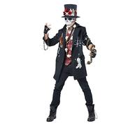 California Costumes 01401XL - Disfraz de terror Voodoo Dude para adulto, sólido, multicolor, talla XL