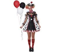California Costumes 01435S - Disfraces humorísticos de payaso torcido para adultos, negro, S